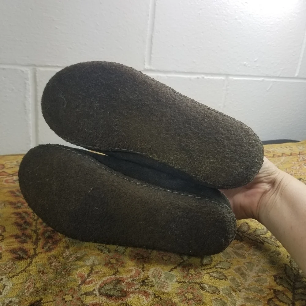 Sorel Lanner Ridge II fleece suede mule slipper womens 7 kids 5